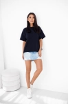 T-shirt basic bawełniany czarny